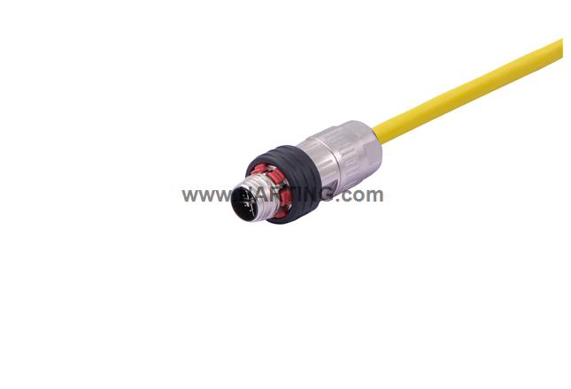 M12 X-cod 8-pol st/-m/- PPi PUR 10m