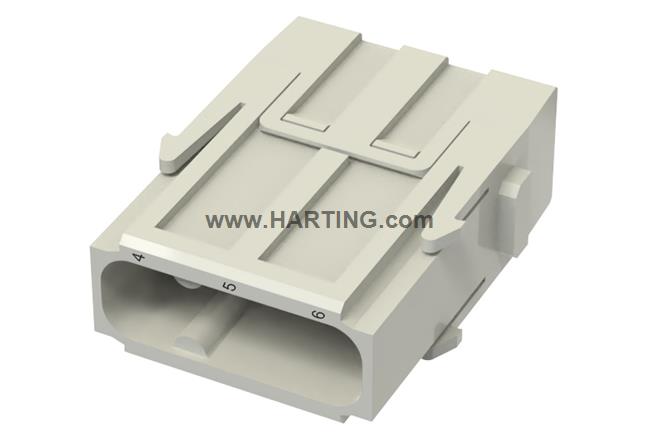 Han C module, crimp-M (two part; 4,5,6)