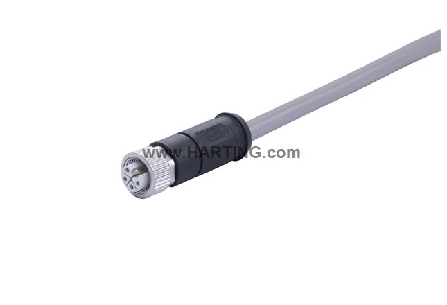 M12 L-cod 4+FE st/- f/- PUR 5.0m