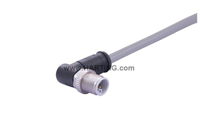 M12 L-cod 4+FE an/- m/- PUR 1.5m