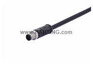 M12 K-cod 4+PE st/- m/- PUR 1.0m