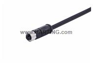 M12 K-cod 4+PE st/- f/- PUR 5.0m